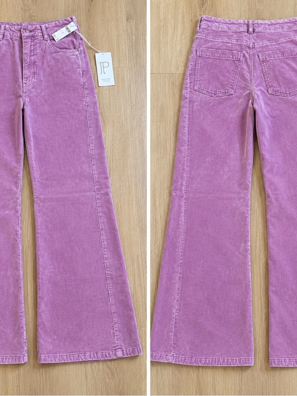 pistola Lavender Flare Wide-Leg Jeans